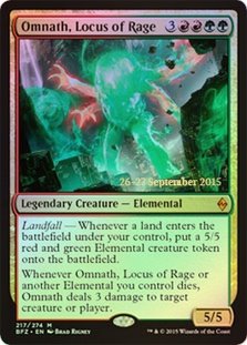 (Promo-Prerelease)Omnath, Locus of Rage/怒りの座、オムナス